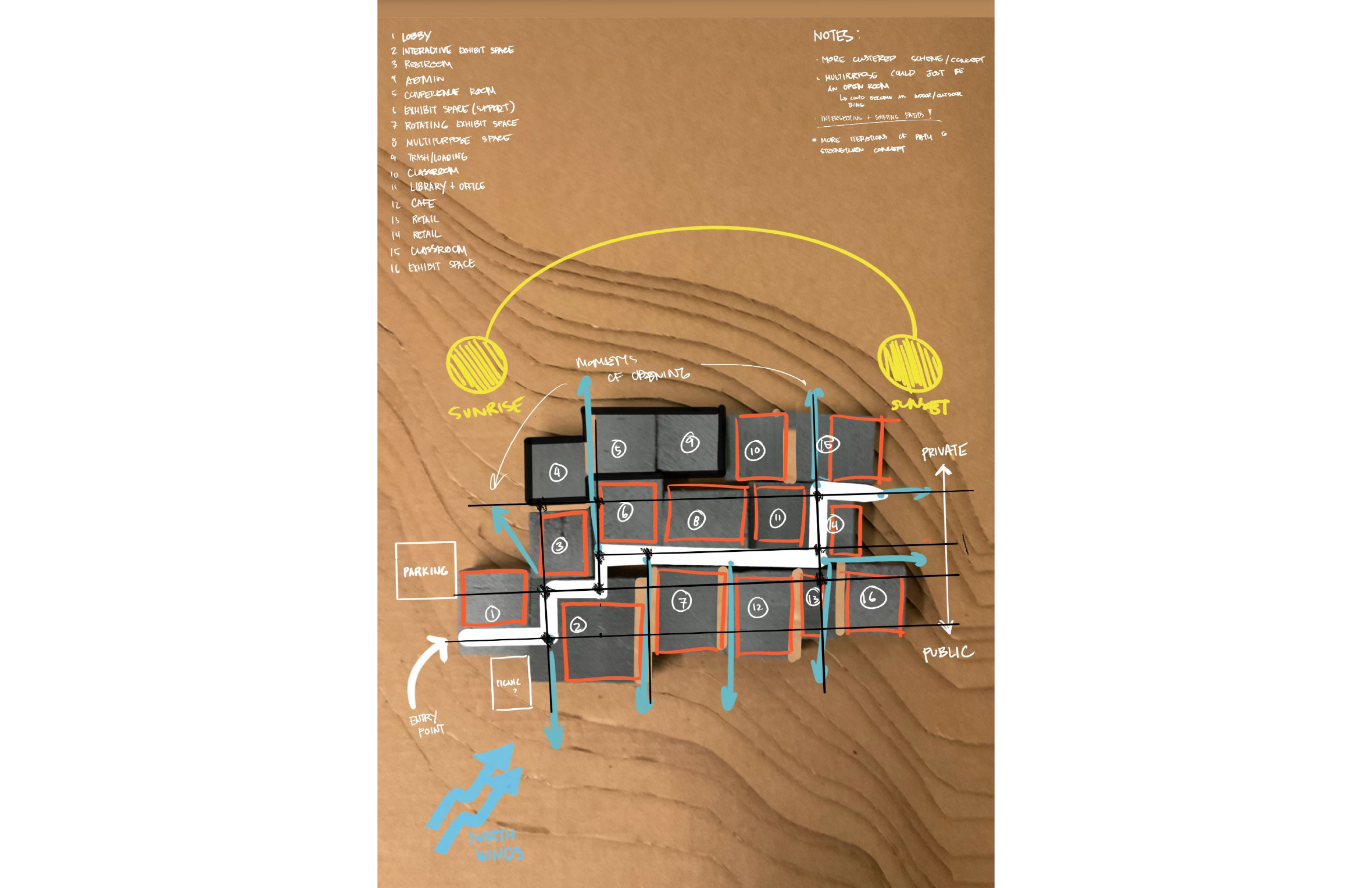 Reflective Passages – Spatial Development 02